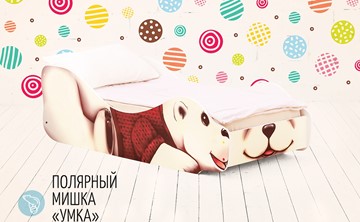 Детская кровать-зверёнок Полярный мишка-Умка в Таганроге