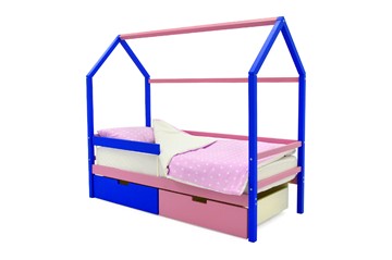 Детская кровать-домик Svogen синий-лаванда в Шахтах