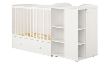 Детская кровать-шкаф с комодом POLINI Kids Ameli 800 Белый, серия AMELI в Шахтах