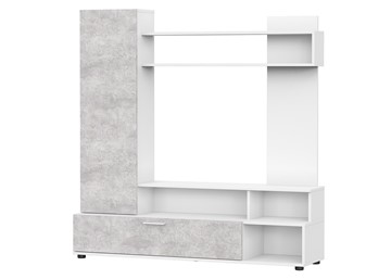 Набор мебели в гостиную МГС-9, белый/цемент светлый в Шахтах