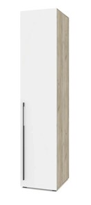 Одностворчатый шкаф С13, Серый дуб/Белый в Батайске