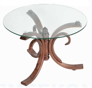 Стеклянный столик в гостиную СЖ 5 средний тон/стекло в Батайске