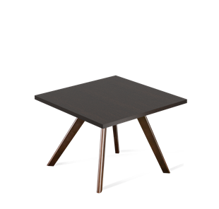 Квадратный столик SHT-S39 / SHT-TT 60/60 ЛДСП (венге луизиана/венге) в Шахтах