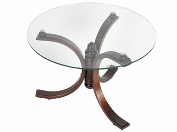 Стеклянный столик Лорд (темно-коричневый) в Ростове-на-Дону
