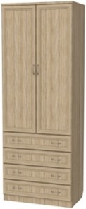 Распашной шкаф 103 со штангой, цвет Дуб Сонома в Батайске