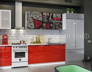 Готовая кухня фотопечать Пицца 2,0 в Шахтах