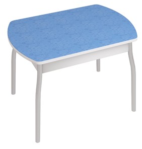 Обеденный стол Орфей-6, Синие цветы в Шахтах