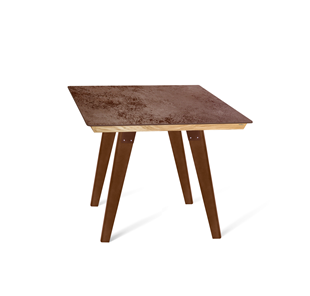 Керамический кухонный стол SHT-TU16 (4 шт.)/ТT8 60/60 (темный орех/прозрачный лак/коричневая сепия) в Шахтах