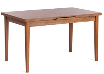 Кухонный раскладной стол AISHA (mod. 1151) ЛДСП+меламин/дерево граб, 130+35х80х75, walnut (орех) в Шахтах
