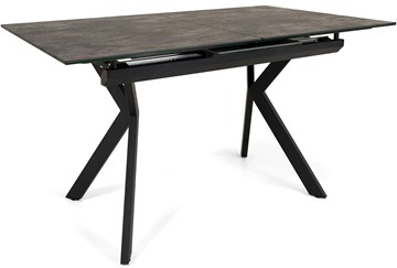 Кухонный раскладной стол Бордо 1CX 140х85 (Oxide Nero/Графит) в Шахтах