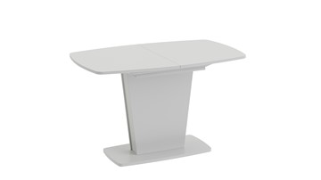 Кухонный раздвижной стол Честер тип 2, цвет Белый/Стекло белый глянец в Шахтах