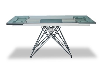 Стеклянный стол T-041 (140) прозрачный в Шахтах