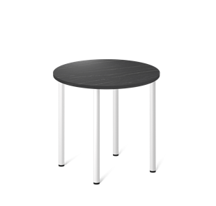 Кухонный обеденный стол SHT-TU66 / SHT-TT 80 ЛДСП (камень пьетра гриджио черный/белый) в Шахтах