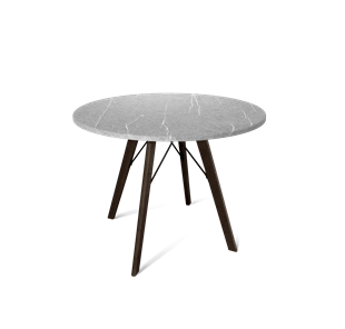 Обеденный круглый стол SHT-TU9 / SHT-TT 90 МДФ (венге/серый мрамор) в Шахтах
