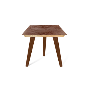 Керамический кухонный стол SHT-TU16 (3 шт.)/ТT8 60/60 (темный орех/прозрачный лак/коричневая сепия) в Таганроге