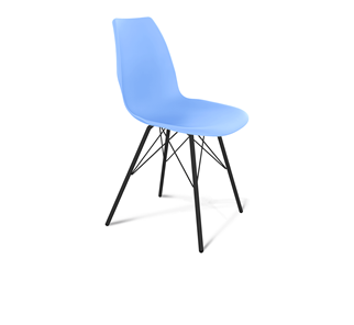 Обеденный стул SHT-ST29/S37 (голубой pan 278/черный муар) в Шахтах