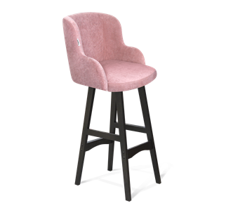 Барный стул SHT-ST39 / SHT-S65 (пыльная роза/венге) в Шахтах