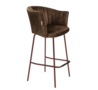 Барный стул SHT-ST42-1 / SHT-S29P (кофейный трюфель/медный металлик) в Шахтах