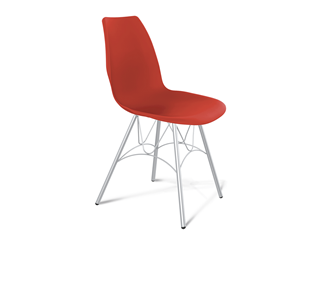 Обеденный стул SHT-ST29/S100 (красный ral 3020/хром лак) в Шахтах