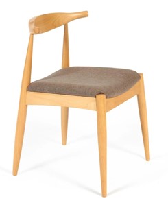 Обеденный стул BULL бук/ткань 54,5x54x75 Натуральный (2 шт) арт.13985 в Шахтах