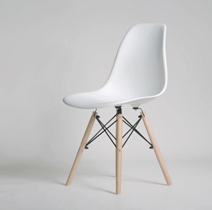 Обеденный стул derstuhl DSL 110 Wood (белый) в Шахтах