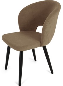 Обеденный стул Мишель, ноги R38 черные/велюр T184 Кофе с молоком в Шахтах