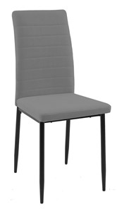 Обеденный стул Текс, микровелюр B22 grey, ножки черные в Шахтах