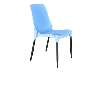 Обеденный стул SHT-ST75/S424-C (голубой/черный муар) в Шахтах