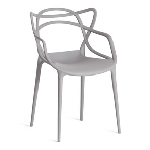 Стул кухонный Cat Chair (mod.028) пластик, 54,5*56*84 серый, арт.13276 в Таганроге