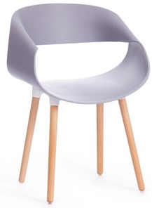 Обеденный стул QXX (mod. C1058) 54х56х78 серый 024 /натуральный арт.15194 в Батайске