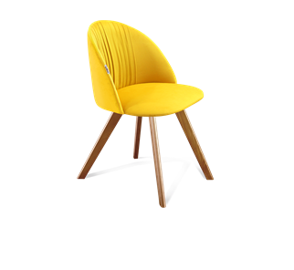 Обеденный стул SHT-ST35-1 / SHT-S39 (имперский жёлтый/светлый орех) в Шахтах