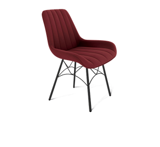 Обеденный стул SHT-ST37 / SHT-S107 (рубиновое вино/черный муар) в Шахтах