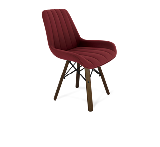 Обеденный стул SHT-ST37 / SHT-S70 (рубиновое вино/темный орех/черный муар) в Шахтах