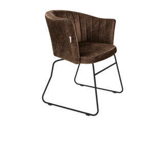 Обеденный стул SHT-ST42-1 / SHT-S167 (кофейный трюфель/черный муар) в Шахтах