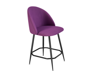 Полубарный стул SHT-ST35 / SHT-S148-1 (ягодное варенье/черный муар) в Шахтах