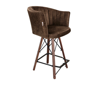Полубарный стул SHT-ST42-1 / SHT-S80-1 (кофейный трюфель/темный орех/черный) в Шахтах