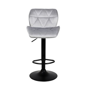 Барный стул Кристалл  WX-2583 белюр серый в Шахтах