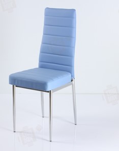 Кухонный стул В-1 хром люкс голубой в Ростове-на-Дону