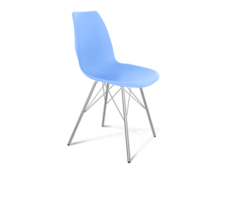 Кухонный стул SHT-ST29/S37 (голубой pan 278/хром лак) в Шахтах