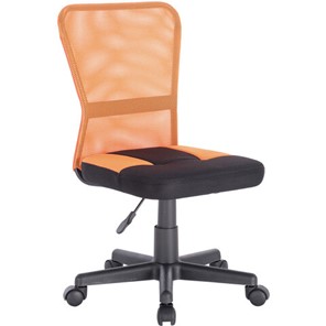 Компьютерное кресло Brabix Smart MG-313 (без подлокотников, комбинированное, черное/оранжевое) 531844 в Ростове-на-Дону