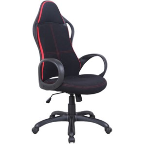 Офисное кресло Brabix Premium Force EX-516 (ткань, черное/вставки красные) 531571 в Шахтах