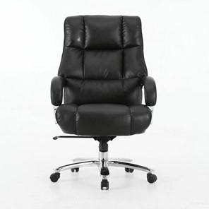 Офисное кресло Brabix Premium Bomer HD-007 (рециклированная кожа, хром, черное) 531939 в Таганроге