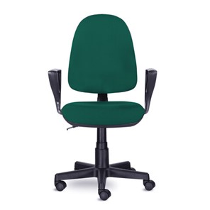 Офисное кресло Brabix Prestige Ergo MG-311 (регулируемая эргономичная спинка, ткань,черно-зеленое) 532421 в Ростове-на-Дону