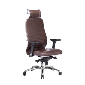 Кресло офисное Samurai KL-3.04, темно-коричневый в Шахтах
