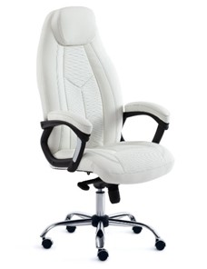 Кресло BOSS Lux, кож/зам, белый, арт.15307 в Шахтах