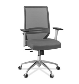 Кресло в офис Aero lux, сетка/ткань TW / серая/серая TW в Шахтах