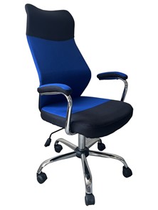 Офисное кресло C168 черный/синий в Ростове-на-Дону