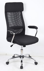 Кресло офисное VASSA BLACK (чёрный) в Батайске