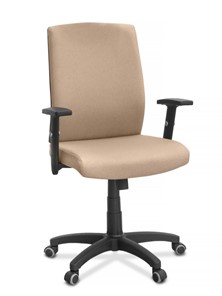 Офисное кресло Alfa A/MK/1D, ткань Bahama / бежевая в Шахтах