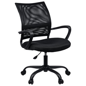 Офисное кресло BRABIX "Cargo MG-391", до 130 кг, пятилучие металлическое, ткань/сетка, черное, 532786 в Шахтах